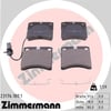 Volkswagen Kombi Box T2 Ön Disk Balata ZIMMERMANN