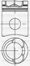 Volvo TAMD 122D Piston Segman Q130.18MM STD YENMAK