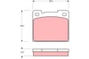 Volvo 240 260 740 780 850 940 Arka Aks Disk Balata TRW