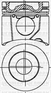 KHD Volvo BF 4 M 2012 Piston Segman Q98.0mm STD YENMAK