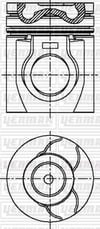 Volvo P 3028 Euro 3 Piston Segman Q107.0MM STD YENMAK