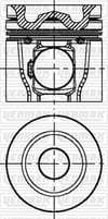 Volvo TAD 734 GE Euro 2 Piston Segman Q108.0MM STD YENMAK