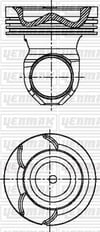 Volvo F 10/320 TD 102 Piston Segman Q120.64MM STD YENMAK