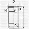 Volvo T 60 A/B/C-F 613.F 614-F 616-F 617-B 6F-200 CH Gömlek Q98.43MM STD YENMAK