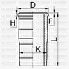 Volvo D 12 A EURO 2 Gömlek Q131.0mm STD YENMAK
