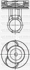 Volvo F12 B12 NL12 TD 123 E Euro1 Piston Segman Q130.175MM STD YENMAK