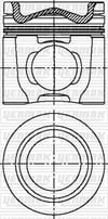 Volvo DH12 E-FH13 360/400/440-FM13 360/400/440 Piston Segman Q131.0MM STD YENMAK