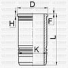 Volvo D9A Gömlek Q120.0MM STD EURO 3 YENMAK