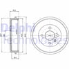 Volvo 440 460 480 Arka Fren Kampanası DELPHI