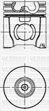 Volvo MD-TAMD-KAD-KAMD 31-32-41-42-43-44 Piston Segman Q92.0MM STD YENMAK
