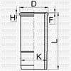 Volvo THD 102 KD Gömlek Q120.65MM STD EURO1 YENMAK