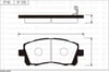 X Ön Balata Subaru Forester 2.0-2.0T 97-02 -Legacy Iı 2.5I 4Wd 96-99 Gdb3217
