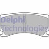 Jaguar XKR Arka Fren Balatası DELPHI