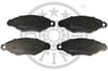 Citroen Xsara Nissan Kubistar Renault Kangoo Ön Fren Balata Seti OPTIMAL