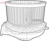 Citroen Xsara Picasso / Peugeot 307 / 206 CC / 206 / 206 SW Kalorifer Motoru... DENSO