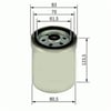 Yakıt Filtresi Man F2000. L2000. M2000 Wdk 725-Pp 837/1-0