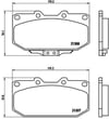 Toyota Yaris Ön Fren Balatası Low-Met BREMBO