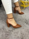 Cenova Topuklu Ayakkabı - Taba