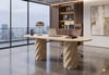1 Adet Cloud Marble Table+ Lucy Coffee Tble