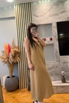 Camel İp Askılı Elbise