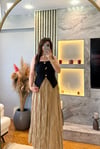 Gold Kırışık Etek