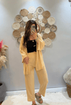 Krem Kimono İkili Takım