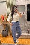 Mavi Bohem Şalvar Pantalon