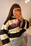 NYC Baskılı Sarı Sweatshirt