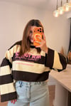 NYC Baskılı Sarı Sweatshirt