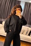 Premium Taşlı Palazzo Modal Takım