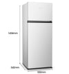 Kıbrıs Hisense HİSENSE Buzdolabı RT267D4AWE- Beyaz