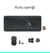 Kıbrıs Logitech LOGITECH MK540 KLAVYE MOUSE SET KABLOSUZ SIYAH 920-009436