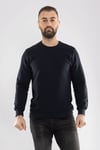 1010 Pamuklu O Yaka Örme Erkek Sweat