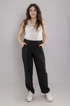 24E161 Beli Lastikli Viscon Pantolon