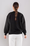 5120 Michagen Bisiklet Yaka İçi Şardonlu Sweatshirt