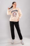 5126 Newpart İçi Şardonlu Bisiklet Yaka Sweatshirt