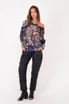 52000-87 Kaleidoskopik Desen Bluz