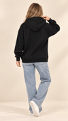 5603 Kapüşonlu Taş Detay Şardonlu Sweat