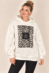 5631 Stay Kapüşonlu Kol Şerit Detay İçi Şardonlu Sweatshirt