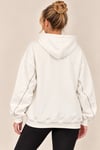 5631 Stay Kapüşonlu Kol Şerit Detay İçi Şardonlu Sweatshirt
