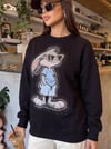 5922 Buggs Bunyy Baskılı Bisiklet Yaka Sweat