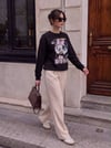 5923 Micky Minie Baskı Bisiklet Yaka Sweat