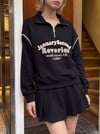 5952 Reveries Dikişli Dik Yaka Fermuarlı Sweat