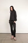 71301 Modal Yırtmaçlı Sweat Beli Lastikli Pantolon Takım