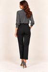 71549 Duble Paça Tencel Pamuklu İnce Fitilli Pantolon
