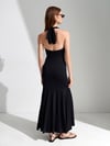 91700 Halter Yaka Göğüs Dekolte Midi Elbise