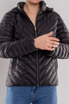 JAKLİN Slimfit Cep Çıtçılı Kapüşonlu Kısa Şişme Mont