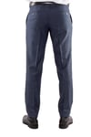 JK35SF02M005 Slimfit 6 Drop Çizgili Keten Yelekli Takım Elbise