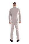 JK35SF02M061 Slimfit 6 Drop Kareli Yelekli Takım Elbise