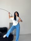 ADS Oysho Kumaş İkili Takım 9017 - Beyaz